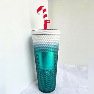 Walt Disney World 2023 Christmas Starbucks Venti Studded Tumbler